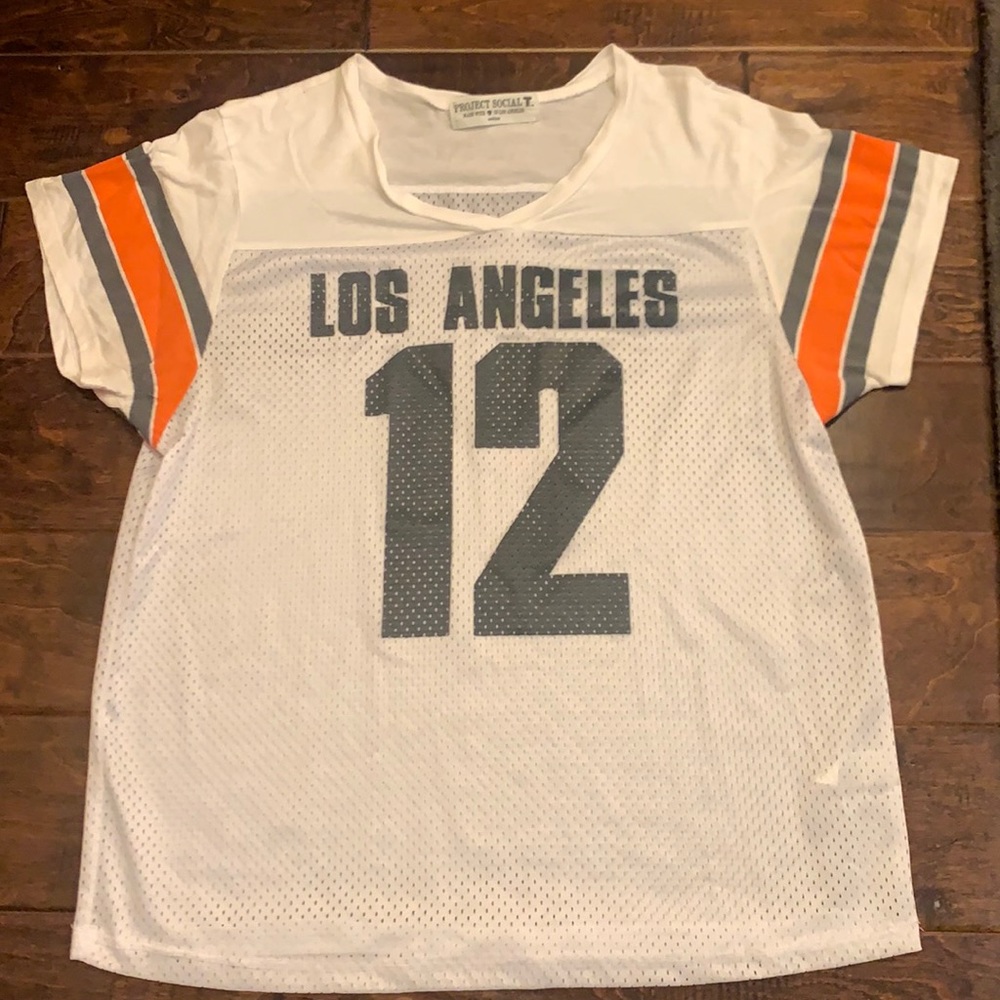 Football jersey style mesh tshirt